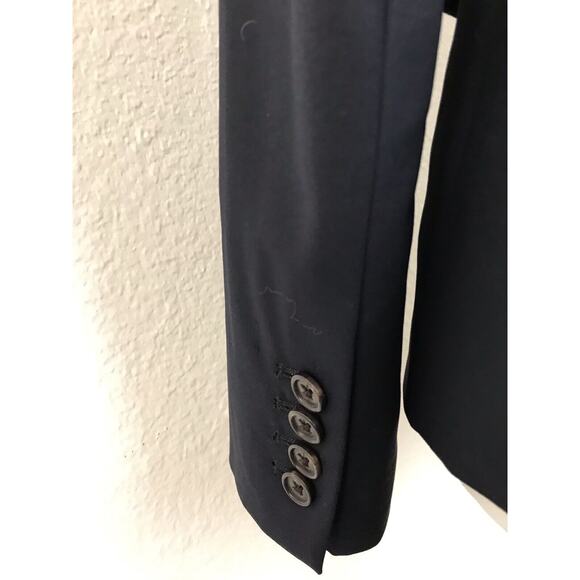 J. Crew 1035 Blazer Jacket Single Breast Wool Spandex Blue - Picture 9 of 10